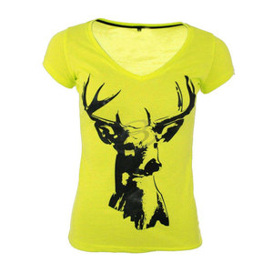 100% coton Sport Masque Ours Impression à manches Courtes T-shirt Femelle Moitié D'été à manches Casual Surdimensionné T-shirt Dames Chemise - Product Image 3