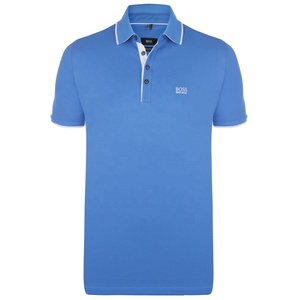 Couleurs personnalisées à manches courtes pour Polo T-Shirt avec broderie Logo personnalisé sur le devant Fabricant de design vierge en Inde - Product Image 6