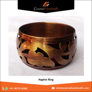 Nouveau porte-serviette en laiton élégant du fabricant principal accessoires en métal stockés pour la décoration de table à manger pour le mariage - Product Image 2