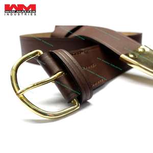 Cinturón de Cuero Templario de la Mejor Calidad y Hebilla Grande Marrón - Product Image 3