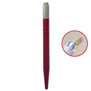 ปากกาเขียนคิ้วแบบแมนนวลขนาด3D นิ้ว,ปากกาสักคิ้วแบบมืออาชีพด้านเดียวเครื่องมือตกแต่งคิ้วปากกา Microblading ราคา5ชิ้น - Product Image 5