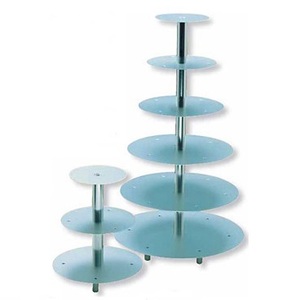 Top Trending Cup Cake Server Soporte de pastel de metal para mesa de cena Accesorios de decoración Soporte de pastel de lujo Fiesta de boda - Product Image 4