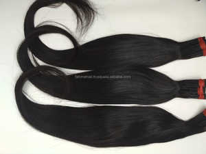 Cabello indonesio con puntas en I, liso natural, 100% cabello humano Remy, todos los colores, color personalizado, de una sola capa. - Product Image 4