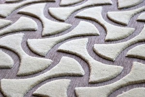 พรมปูพื้นขนแกะขนสัตว์แบบตัดเป็นกระจุกทำด้วยมือคุณภาพสูงจากอินเดียบ้านห้องนั่งเล่นสวดมนต์พื้นที่ด้านหลังกันลื่น - Product Image 2