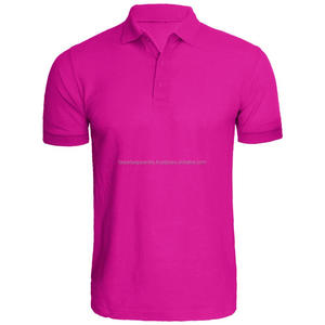 Vente en gros de golf pour hommes personnalisés pour polo 100% coton piqué toile respirante grande taille logo avant-couleurs disponibles - Product Image 2