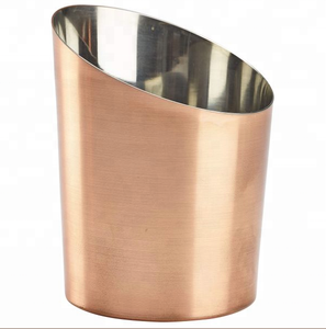 Gobelet à frire en acier inoxydable martelé - Product Image 5