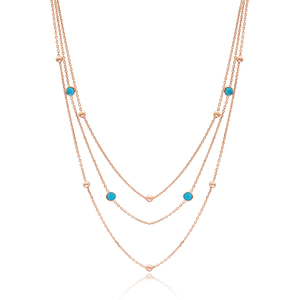 Modern Design Layered Turkish Fashion 925 <b>Sterling</b> <b>Silver</b> Jewelry Necklace Trendy Fashion <b>for</b> <b>Woman</b> - Product Image 1