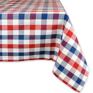 Nappe en lin 100% coton certifié pour table, linge de Table à carreaux en coton biologique - Product Image 6