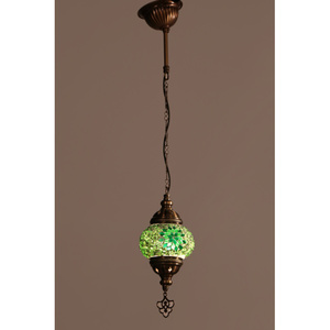 โคมไฟแขวนได้รับการรับรองว่าแก้วโมเสคแบบตุรกีเดี่ยวแบบดั้งเดิมประหยัดพลังงาน - Product Image 2