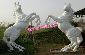 Estatuas de Caballos Pequeños de Fibra de Vidrio para Entrada de Bienvenida, Estatuas de Fibra para Entrada de Boda - Product Image 6
