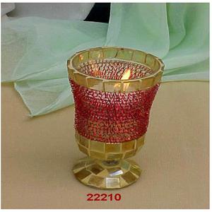 Bougie photophore en verre de haute qualité bougeoir décoratif pour la maison pour la décoration de la maison - Product Image 1