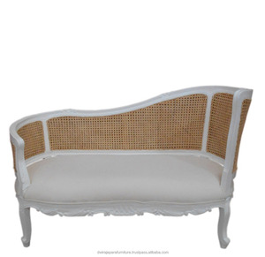 Meubles indonésien en rotin acajou, Chaise de salon, mobilier en acajou - Product Image 1
