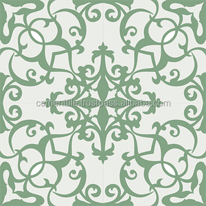 Azulejo de Cemento Encaustic CTS 52.2, 150x150 mm, Estilo Moderno para Interiores de Villas, Antideslizante, Hecho en Vietnam, Alta Calidad, Exportación a Estados Unidos - Product Image 3