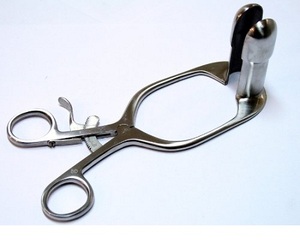 เครื่องถ่างช่องคลอดแบบใช้มือ ทำจากสแตนเลส สำหรับนรีเวชวิทยา ใช้เป็นเครื่องมือผ่าตัด ได้รับมาตรฐาน CE คลาส II - Product Image 1