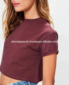 Nouvelle mode à la mode en gros pas cher mode blanc sublimation unie personnalisé femmes respirant haut court - Product Image 3