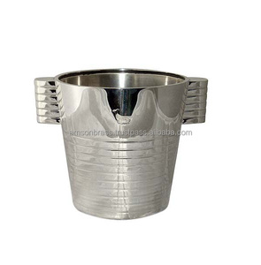 Nouveau Style Bouteille Portable Étudiants Casier À Vin En Métal En Aluminium Champagne Refroidisseur De Vin Seau À Glace avec Poignée Solide - Product Image 1