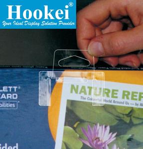 Gancho autoadhesivo Hookei PET con gancho europeo Agujero redondo Exhibición de merchandising Máquina de pestañas colgantes - Product Image 3