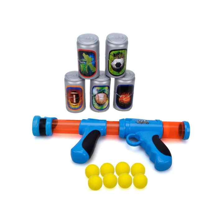 Double Barrel Foam Blaster Shotgun with Geen Dot Scop Foam Realistic