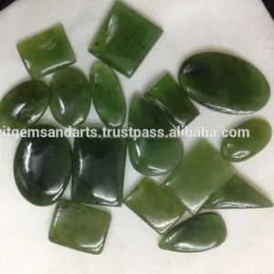 หินอัญมณีทรงโค้งสีเขียวธรรมชาติรูปทรงผสม - Product Image 1