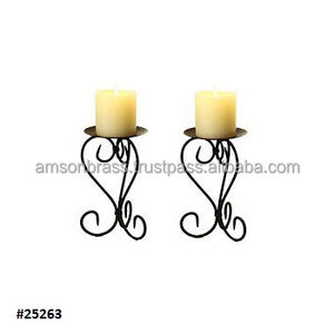 เชิงเทียนโลหะสีดำสำหรับโต๊ะอาหารค่ำ - Product Image 2