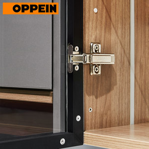 Mobili da <span class=keywords><strong>Cucina</strong></span> Lineari in Lacca <span class=keywords><strong>Grigio</strong></span> Argento Lucido con Isola, Armadi Modulari Moderni in Acciaio Inossidabile - Product Image 4