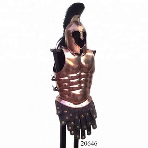 Griego músculo armadura coraza con casco Medieval Armadura - Product Image 1