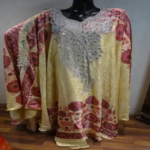 CAFTAN marocain élégante, nouveauté, JALABIYA JILBAB GEORGETTE, mariage, ABAYA - Product Image 1