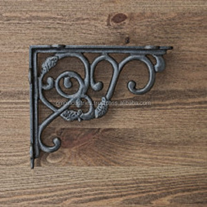 Soporte de estante de pared de OMG Industries, soporte de esquina decorativo para estante, soporte de estante de pared de hierro fundido - Product Image 2