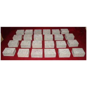 การผลิตล่าสุด Handmade Designer ตกแต่ง Soapstone กล่อง - Product Image 1