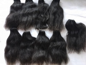 Extensions de cheveux humains tissées en dentelle Remy vietnamien non traité, cuticule alignée de 26 pouces, vague lâche, pas de produits chimiques, pas de poux, 100% - Product Image 2