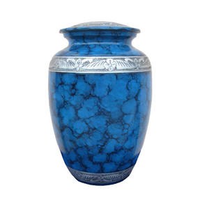 Urna de cremación humana de aluminio Suministros funerarios Premium - Product Image 1