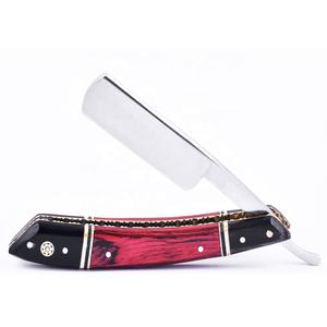 PRESTIGE RAZOR Pulido recubierto de negro/Acabado satinado Maquinilla de afeitar recta de acero inoxidable Mango de plástico/madera/aluminio Desechable Individual - Product Image 6