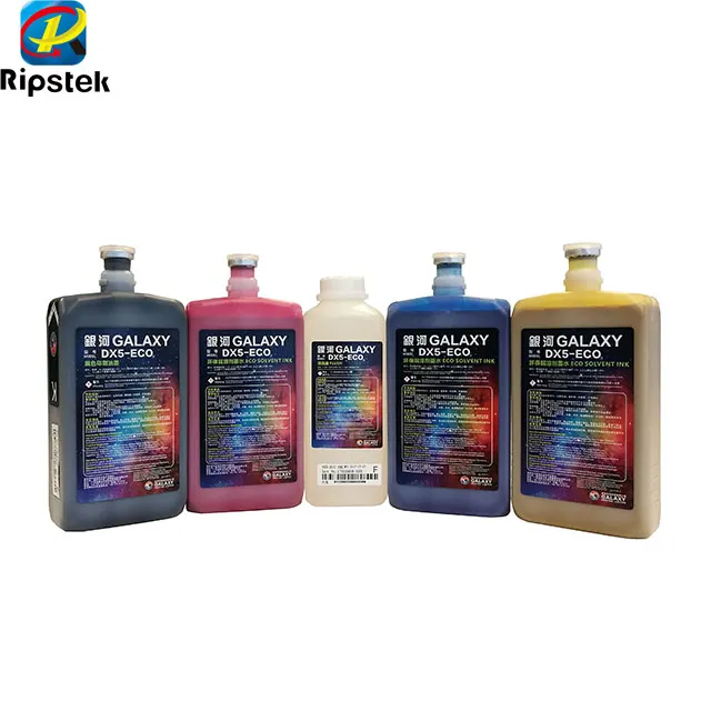 Jetbest Inkt/Galaxy Eco Solvent Inkt Voor Xuli/X-Roland/Lecai/DX5 Hoofd