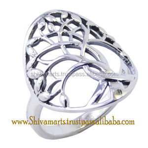 เครื่องประดับอินเทรนด์ต้นไม้แห่งชีวิต925แหวนเงินสเตอร์ลิงเครื่องประดับแฟชั่นแหวนเงินตลอดไปขายส่งและจำหน่าย - Product Image 2