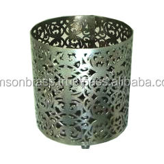 Luxury Decorative White Mosaic <b>Glass</b> Votive <b>Candle</b> <b>Holder</b> - Product Image 5