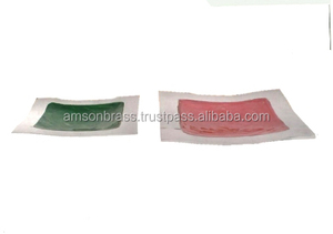 Plats de service en aluminium gaufré en métal Assiettes Ligne gaufré Plat en aluminium coulé Argenté Fini antique - Product Image 4