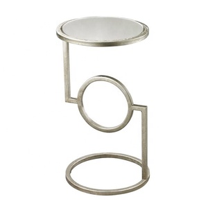 Mesa de centro de cristal, mesita de noche lateral - Product Image 3