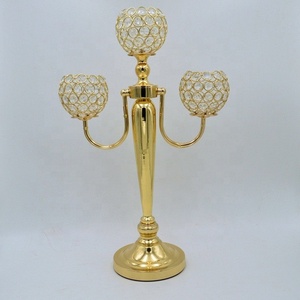 <b>crystal</b> globe candelabra for wedding floor candelabra decorative centerpieces - Product Image 4