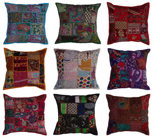 Gold Supplier 16 "Patchwork Sofá Fundas Cojín - Product Image 2