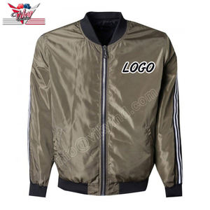 Blouson bombardier en Polyester personnalisé, vente en gros, 100% polyester, nouveau blouson bombardier de sport à la mode - Product Image 5