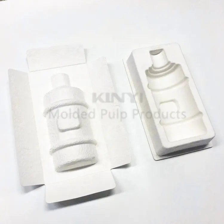 Packaging Shipper Eco Friendly Customized Moulded Paper Pulp Packaging Box Wine Shipper