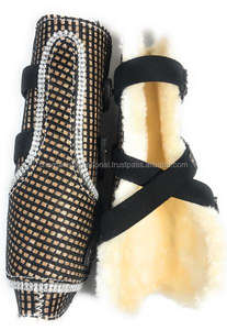 Shemax 2024 Equitación Ecuestre Alta Calidad Al Por Mayor Personalizado Todos Los Colores Disponibles Sparkle Horse Boots - Set de 6 Botas - Product Image 2