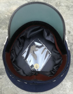 Gorra de Visera Bordada a Mano con Láminas de Oro para Rango de Director - Estilo Francés, Sombrero Ceremonial para Cine y Teatro, Azul Marino Oscuro, 100% Lana - Product Image 2