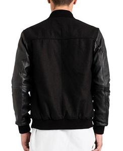 Nouvelle veste universitaire en laine de baseball Leatherman College personnalisée élégante pour l'hiver avec décoration en fourrure fermeture à glissière grande taille - Product Image 6