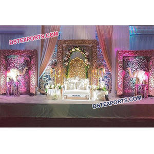 Paneles de fibra tradicional de estilo moderno para escenario de boda, paneles de fondo de estilo indio tallado de diseñador para escenario de boda - Product Image 1