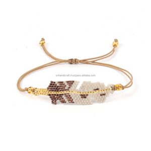 <b>Bracelet</b>,Miyuki beads <b>bracelet</b>,Leaf Seed beads <b>Bracelet</b> ,Handmade adjustable <b>bracelet</b> ,gift for women <b>bracelet</b> <b>Boho</b> <b>bracelet</b> - Product Image 1