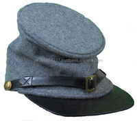Gorras Kepi Bordadas a Mano para Hombre, Ajustables, de Tela 100% Lana, con Logotipo Personalizado OEM, Reproducción Americana