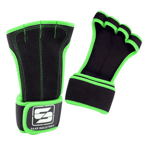 Gants de gymnastique en néoprène avec logo personnalisé de haute qualité pour l'haltérophilie forme droite exercice d'entraînement croisé de fitness lourd - Product Image 2