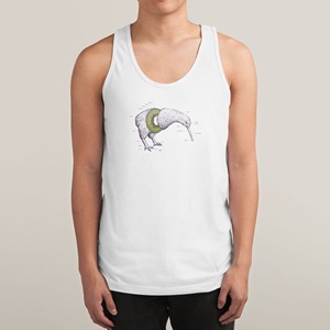 Camiseta sin mangas con estampado de pecho para hombre, camiseta sin mangas con estampado de pantalla, ropa de verano, fabricación de China - Product Image 3