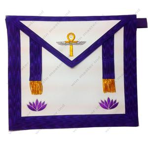 Regalia masónica azul, delantal de la mejor calidad, bordado a mano - Product Image 1